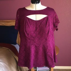 Lane Bryant fit and flare top